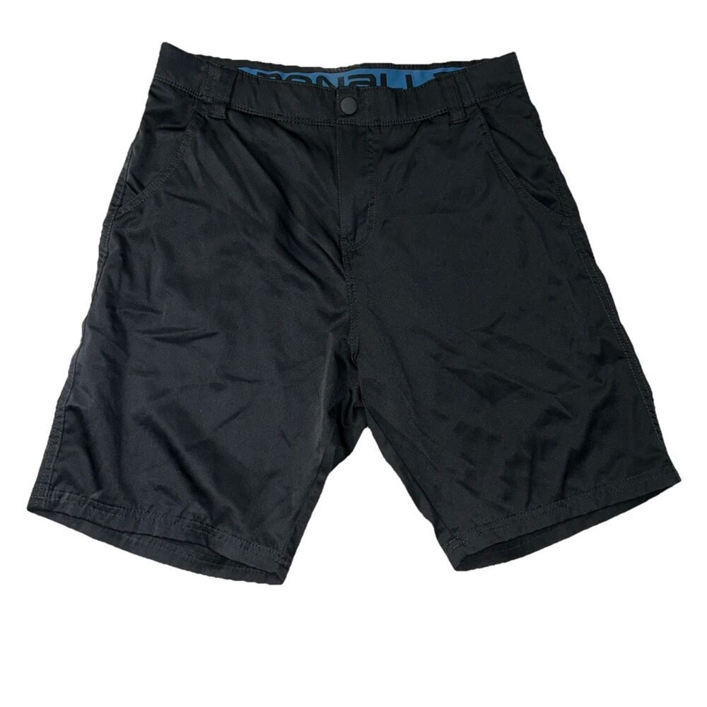 Denali Men Shorts Sz 30 Black Flat Front Stretch Golf Hybrid Walk Casual Outdoor